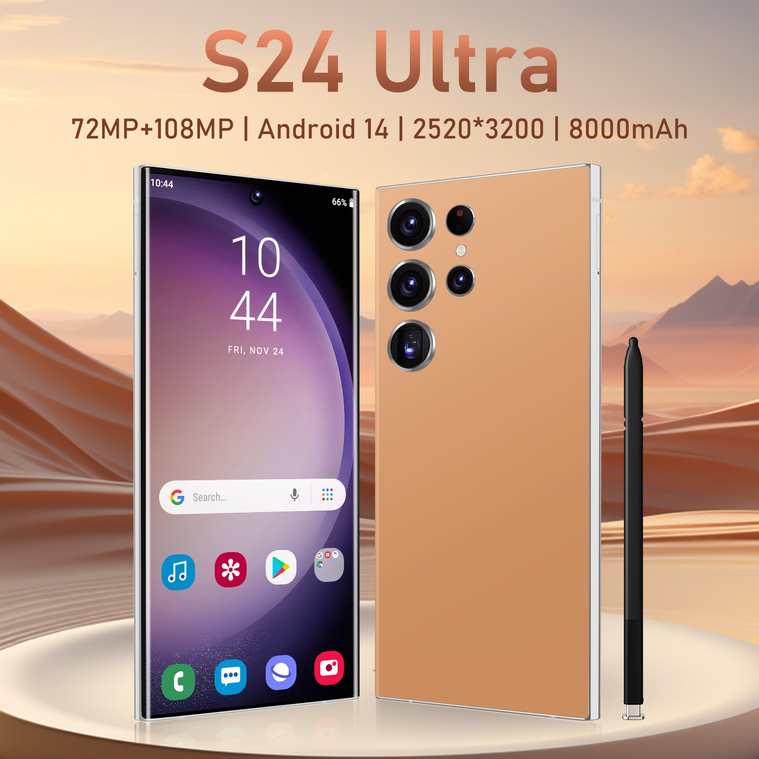 Hot Selling s24 ultra Smart phone Big Battery 16+1TB 4G dual SIM Dual Standby Facial recognition HD screen mobile phone